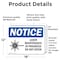 Signmission Laser Maintenance In Progress Do Not Enter OSHA Notice Sign, Vinyl Decal, 18in W x 12in L, 2PK OS-2PACK-NS-D-1218-L-15880 - alternate 2